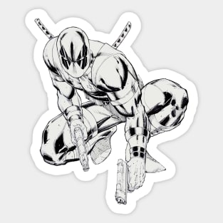 Rob Liefeld Black and White Sticker